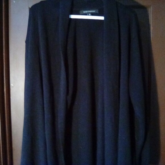 Women's black cardigan - Picture 2 of 6